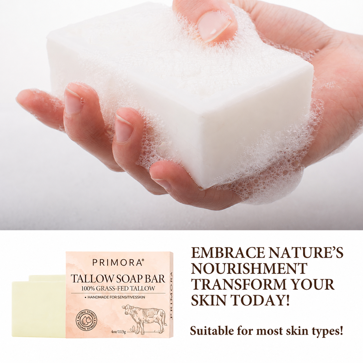 Tallow Soap Bar