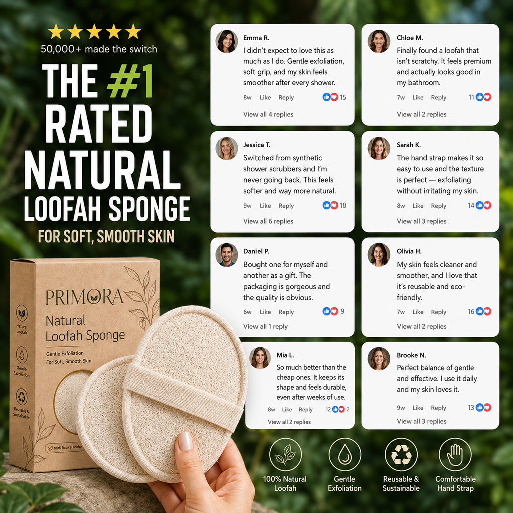 Natural Loofah Sponge